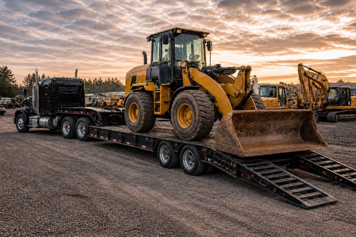 Auction yard pickup