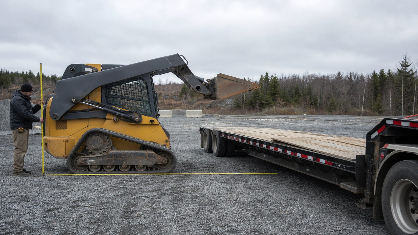 List attachments before the quote is reviewed for equipment hauling transport planning.