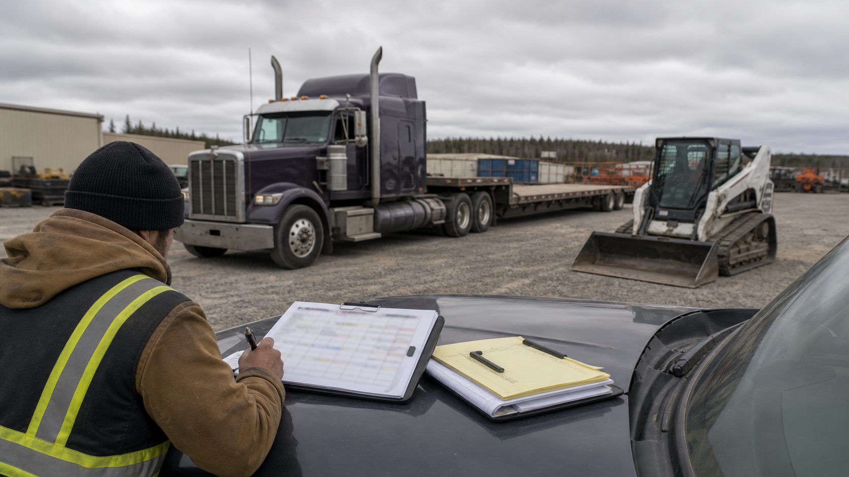 Pickup readiness and scheduling review for quote preparation transport planning.