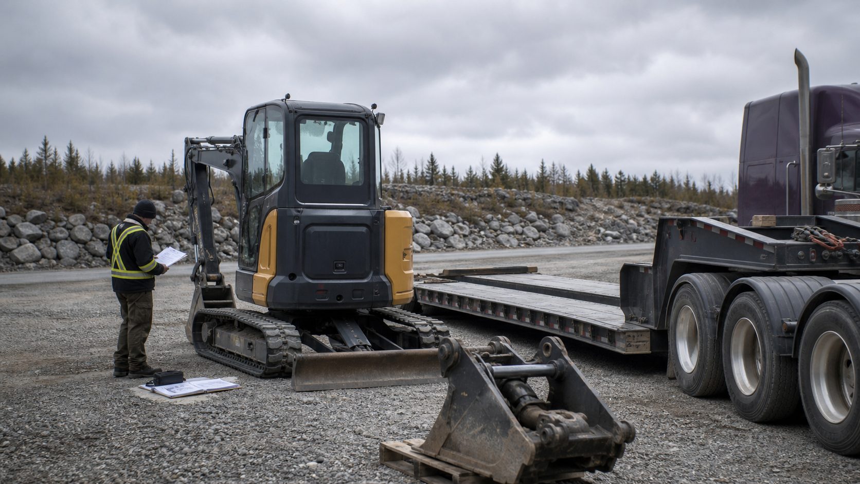 Staging and transfer points may be part of the route for route and access planning transport planning.